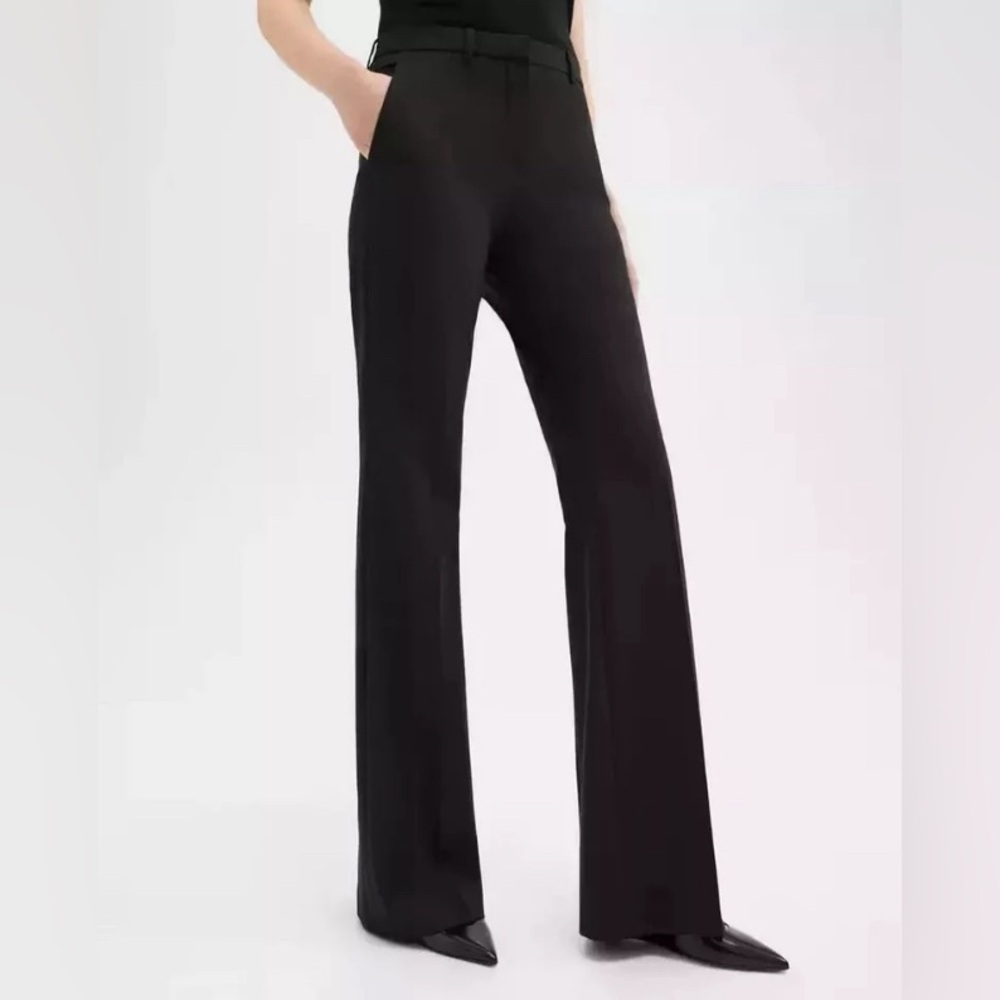 Theory Black Demitria Pant Trouser in size 0 like new